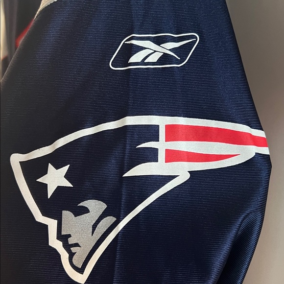 Reebok NFL Equipment Jersey - Navy and Gray - Bethel Johnson - Picture 4 of 9